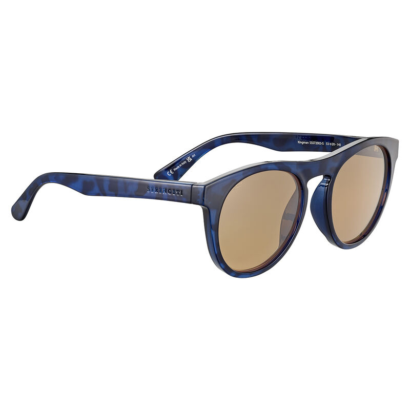 KINGMAN, Shiny Tortoise Dark Blue-Saturn Polarized Drivers Cat 2 to 3, hi-res image number null